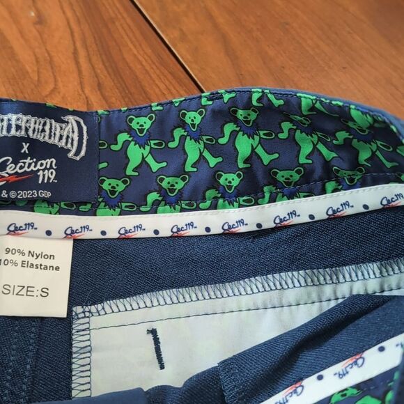 Grateful Dead X Section 119 Blue Cargo Shorts Sz S - Picture 5 of 10